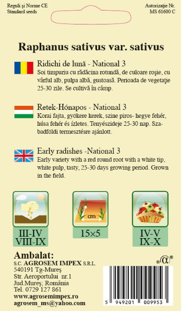 Ridichi de lună - National 3