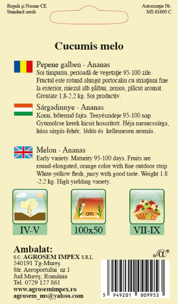 Pepene galben - Ananas