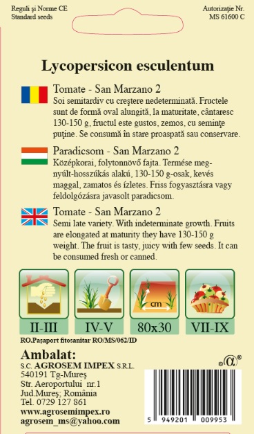 Tomate - San Marzano 2