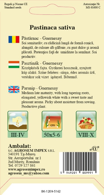 Păstârnac - Guernesay