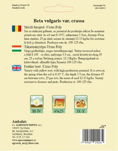 Sfeclă furajeră - Ursus Poly