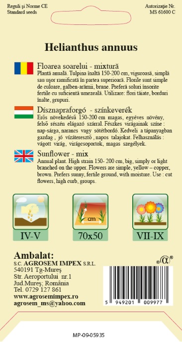 Floarea soarelui - mix