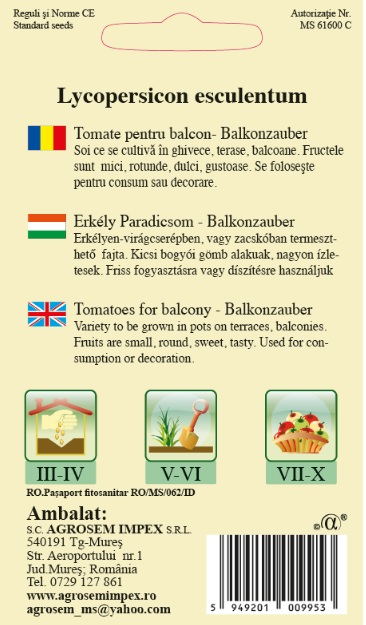 Tomate pentru balcon - Balkonzauber