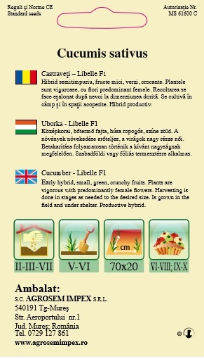 Castraveţi -Libelle F1