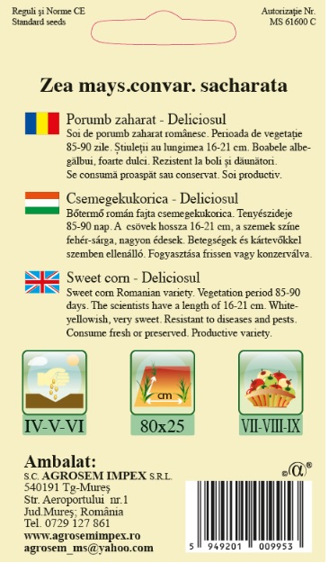 Porumb zaharat-Deliciosul