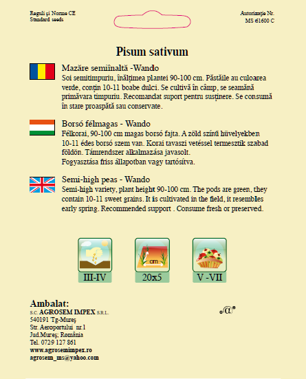 Mazăre semiînaltă-Wando