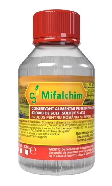 Conservant alimentar pentru vin