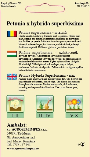 Petunia superbissima F1