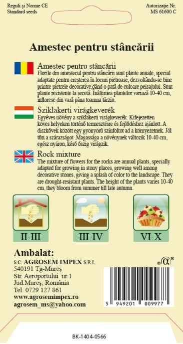 Amestec de Flori pentru Stâncării