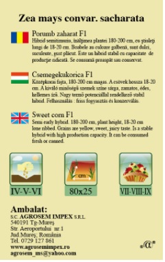 Porumb dulce - Royalty F1