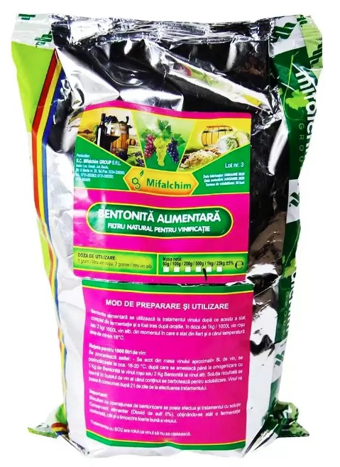 Bentonită alimentară